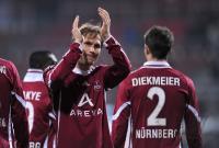 Fussball 1. Bundesliga : 1 FC Nuernberg - Eintracht Frankfurt