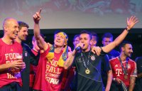 Fussball Champions League Finale 2013: Bankett des FC Bayern Muenchen nach dem Gewinn des Champions League Finales 2013