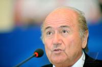 Fussball Frauen FIFA U 20  WM  2008      Pressekonferenz FIFA Praesident Joseph S. Blatter