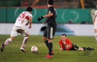 Fussball DFB Pokal 10/11 : VfB Stuttgart - FC Bayern Muenchen