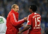FUSSBALL 1. BUNDESLIGA: Bayern: KLINSMANN und ZE ROBERTO