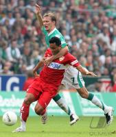 Fussball 1. Bundesliga: Bremen - Stuttgart