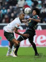 FUSSBALL, 1. BUNDESLIGA, 20. Spieltag: Borussia Moenchengladbach - Werder Bremen