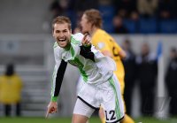 Fussball DFB Pokal Viertelfinale 13/14: JUBEL Torwart Diego Benaglio (VfL Wolfsburg)