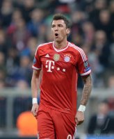Fussball International CHL Saison 13/14: Mario Mandzukic (FC Bayern Muenchen)