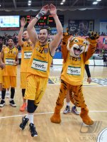 Basketball 1. Bundesliga 14/15 Hauptrunde:  Walter Tigers Tuebingen - EWE Baskets Oldenburg