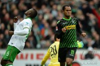 Fussball, 1. Bundesliga  Saison 2013/2014: SV Werder Bremen - Borussia Moenchengladbach