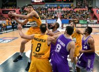 Basketball 1. Bundesliga 14/15 Hauptrunde:  Walter Tigers Tuebingen - BG Goettingen