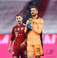 Fussball 1. Bundesliga Saison 21/22: FC Bayern Muenchen - Borussia Moenchengladbach