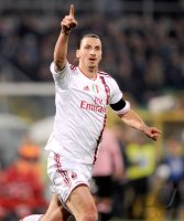 FUSSBALL SERIE A:  Zlatan Ibrahimovic (AC Mailand)