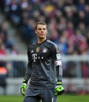 Fussball 1. Bundesliga Saison 14/15: Torwart Manuel Neuer (FC Bayern Muenchen)