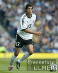 FUSSBALL Schottland -Deutschland  Ballack (GER) am Ball