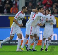 Fussball 1. Bundesliga  Saison 2011/2012:  SC Freiburg - Bayer Leverkusen