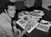 Fussball WM 1970 Autogrammstunde:  Beckenbauer (Deutschland)