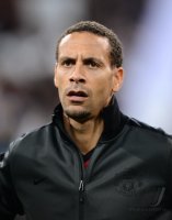 FUSSBALL INTERNATIONAL CHL ACHTELFINALE 12/13: Rio Ferdinand (Manchester United FC)