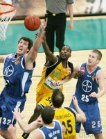 Basketball 1. Bundesliga  07/08  Walter Tigers Tuebingen  -Bayer Giants Leverkusen