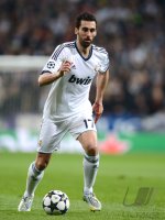 FUSSBALL INTERNATIONAL CHL ACHTELFINALE 12/13:  Alvaro Arbeloa (Real Madrid)
