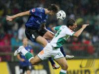 Fussball Ligapokal: Bremen - Hamburg