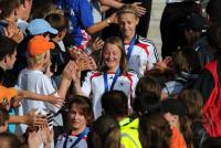 Fussball Frauen FIFA U 17  WM  2008 Siegerehrung