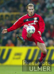FUSSBALL 1. Bundesliga: Leverkusen, BIEROFKA Einzelaktion
