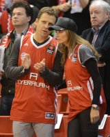 Basketball 1. Bundesliga 2012/2013:  Oliver Bierhoff mit Frau Clara