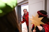 Oberbuergermeister Boris Palmer empfaengt Sternsinger 2026