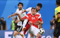 FUSSBALL WM 2018 Vorrunde Russland -  Aegypten