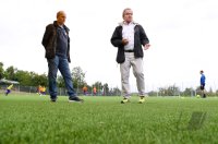 Fussball Kunstrasen mit Korkgranulat