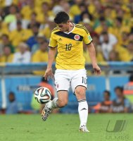 FUSSBALL WM 2014, Achtelfinale: Kolumbien - Uruguay