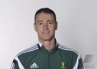 FUSSBALL WM 2014 Fototermin FIFA WM Schiedsrichter: Wilmar Alexander Roldan Perez