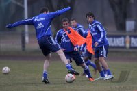 Fussball DFB Pokal 10/11 : Training FC Schalke 04