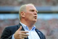 Fussball 1. Bundesliga, Saison 2011/2012:  Praesident Uli Hoeness (FC Bayern Muenchen)