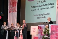 Dioezesanverbandstag der katholischen Arbeiterbewegung KAB 2015 in Rottenburg