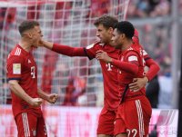 Fussball 1. Bundesliga Saison 18/19: FC Bayern Muenchen - VfL Wolfsburg
