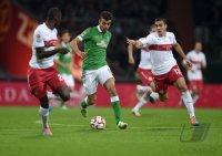 Fussball, 1. Bundesliga  Saison 2014/2015: SV Werder Bremen - VfB Stuttgart