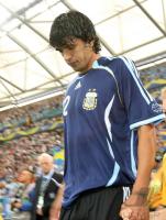 Fussball WM 2006: Argentinien - Serbien Montenegro