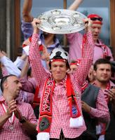 Fussball 1. Bundesliga :  JUBEL Arjen Robben (FC Bayern Muenchen)