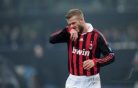 FUSSBALL  International CHL 09/10 : BECKHAM (AC Mailand)