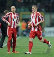 Fussball CHL  Saison 2010/2011:   Bastian Schweinsteiger (FC Bayern Muenchen)