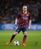 Fussball International CHL Saison 13/14: Andres Iniesta (Barca)