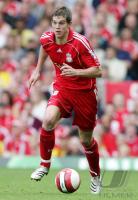 Fussball Barclays Premiership: Liverpool, AGGER Einzelaktion