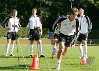 Fitnesstest der Nationalmannschaft in Hamburg