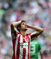 Fussball 1. Bundesliga Saison 2010/2011: Thomas Mueller (FC Bayern Muenchen)