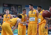 Basketball 1. Bundesliga 14/15 Hauptrunde:  Walter Tigers Tuebingen - ratiopharm Ulm