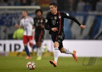 Fussball, DFB Pokal  Saison 2014/2015: Hamburger SV - FC Bayern Muenchen