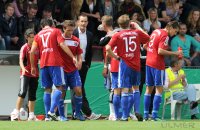 FUSSBALL, DFB Pokal 1. Hauptrunde:  SpVgg Unterhaching - SC Freiburg