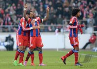 Fussball 1. Bundesliga Saison 14/15: JUBEL FC Bayern Muenchen