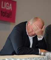 Fussball 1. Bundesliga  2011/2012:  Praesident Uli Hoeness (FC Bayern Muenchen)