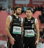 Basketball  1. Bundesliga  10/11  Walter Tigers Tuebingen - Mitteldeutschen Basketball Club