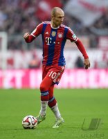 Fussball 1. Bundesliga Saison 14/15: Arjen Robben (FC Bayern Muenchen)